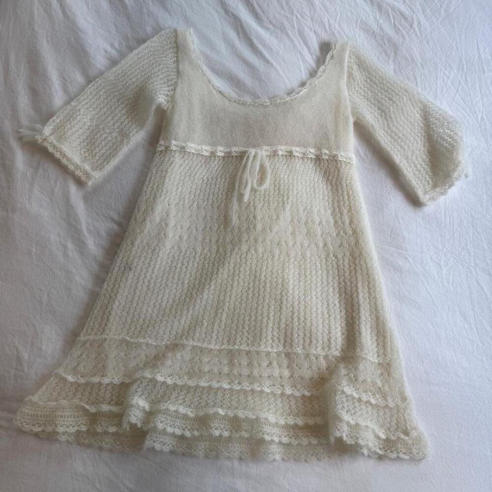 Mirror palais snow kitten babydoll dress